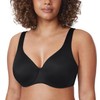 DELIMIRA Women's Plus Size Bras Minimizer Underwire Full Coverage Unlined