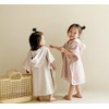 woshilaocai Toddler Swim Coverup Boy Girl Terry Cloth Hooded Poncho