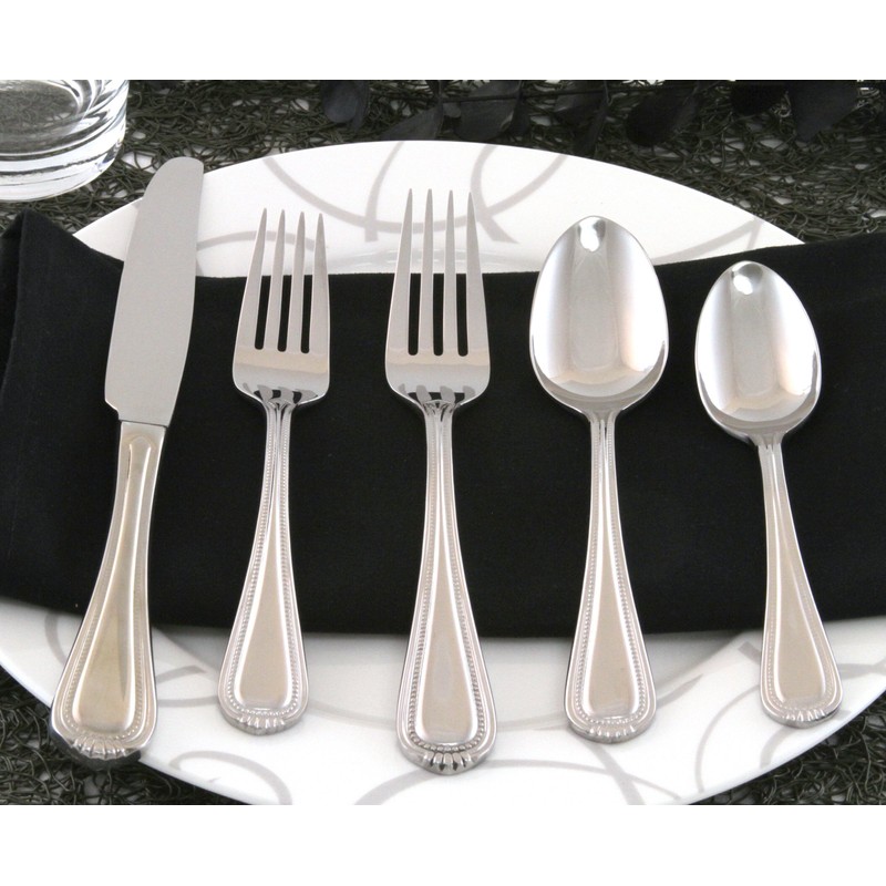 Oneida Silverware Set For 8, Countess 45-Piece Everyday Flatware Set