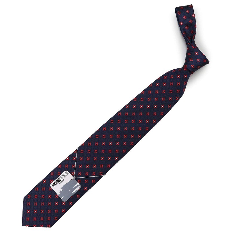 [MICHIKO LONDON] Brand Necktie, Made in Japan, 100% Silk, Floral