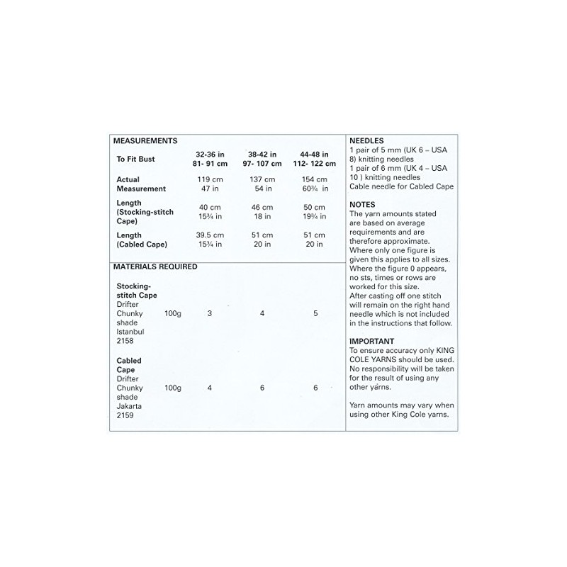 King Cole Ladies Chunky Knitting Pattern - Easy Knit Stocking