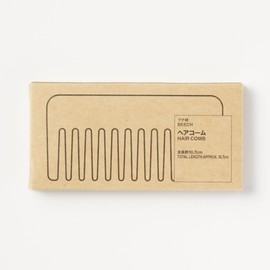 MUJI OFA36A0S Beech Wood Hair Comb