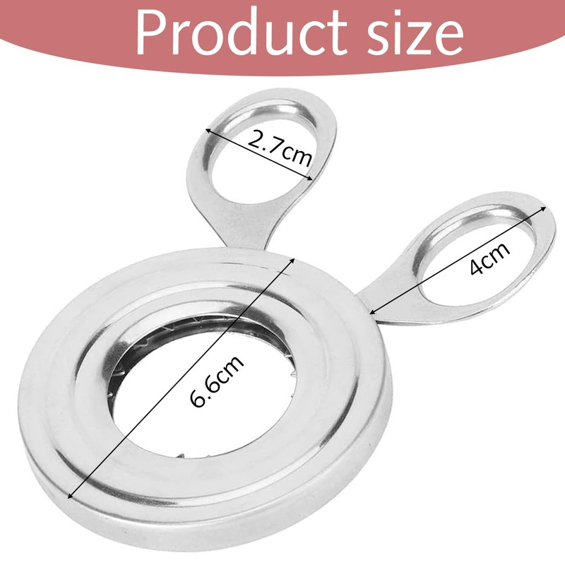 Egg Cutter,1 Pcs Stainless Steel Egg Cutter,Egg Opener Kitchen Gadget