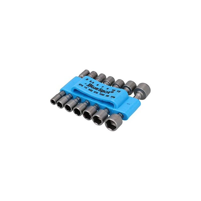 14pc Nut Driver Socket Set Metric + Imperial Sizes 5mm
