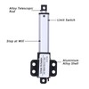 Linear Actuator, 50Mm 12V Mini Waterproof Dc Low Noise Internal