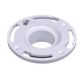 Oatey 3 in. PVC Closet Flange with Plastic Ring without Test Cap