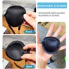 2 Pcs 3D Eye Covers for All Ages, Adjustable Black