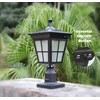Kemeco ST4311AQ LED Cast Aluminum Solar Post Light Fixture with