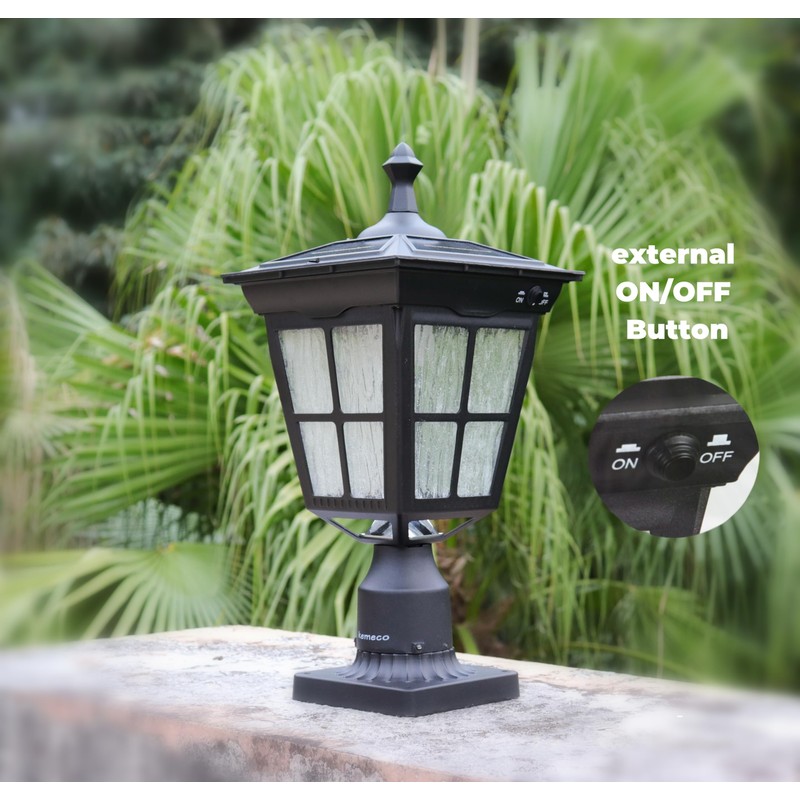 Kemeco ST4311AQ LED Cast Aluminum Solar Post Light Fixture with