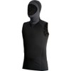 EXOWEAR Hooded Vest Unisex - Black - XL