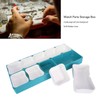 Watch Parts Storage Box Stackable 5 Compartments Acrylic Rubber Watch