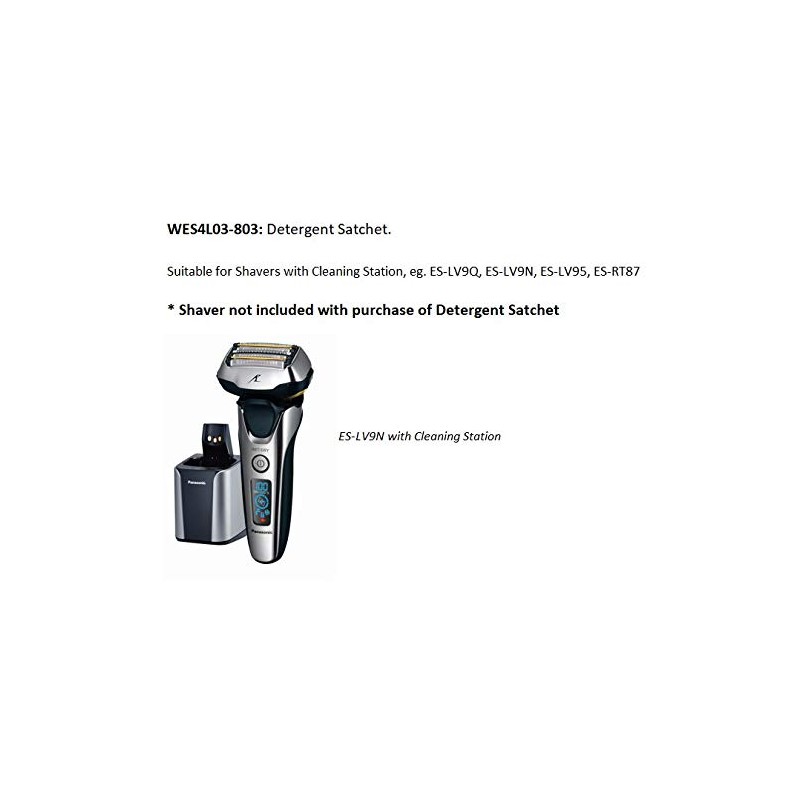 Panasonic WES4L03 803 Cleaning Sachet for Shavers 3x15ml
