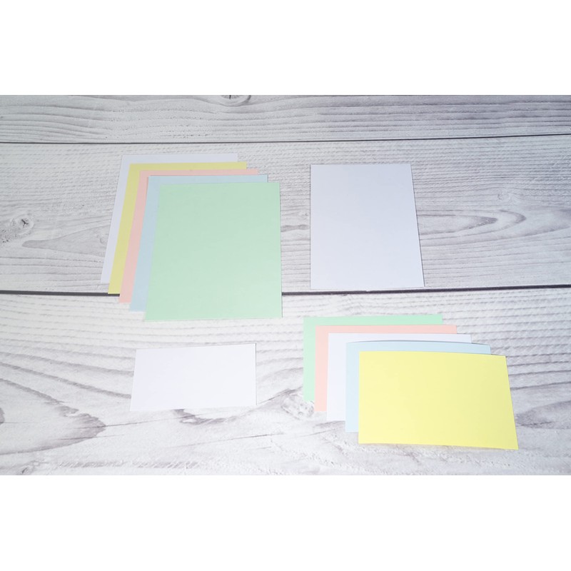 Paquet 50 Fiches Bristol Sous Film Quadrille 5 x 5