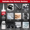 12 Pack RV Roof Sealant - Self-Leveling Waterproof Caulk for