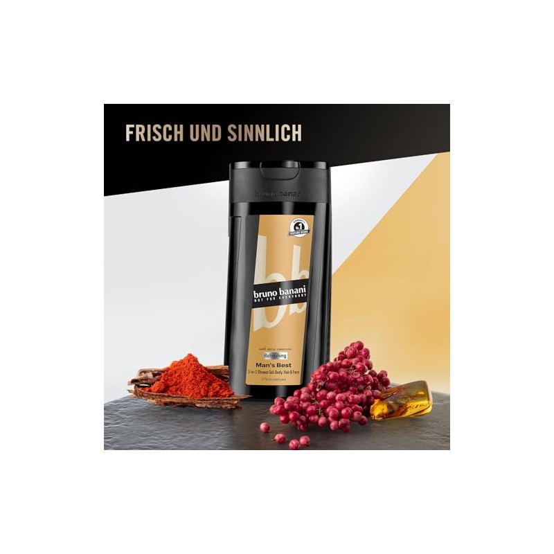 bruno banani Man's Best ‚Äì der 3-in-1 Shower Gel f√ºr