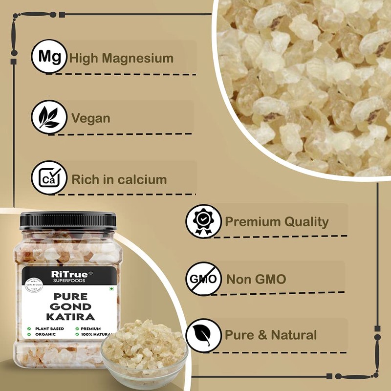 Ritrue Superfoods - Gond Katira Pure (Edible Gum) - 300