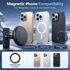 Magnetic Phone Holder for Golf Carts – 360° Rotating Adjustable