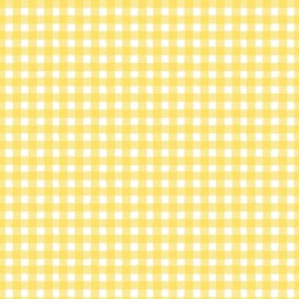 Timeless Treasures Limoncello Yellow and White Gingham Check Cotton Fabric by The Yard