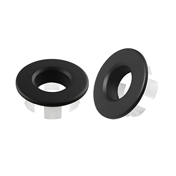 ITROLLE Sink Overflow Cover 2PCS Bathroom Vanity Sink Basin Trim