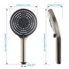 OFFO Handheld Shower Head, 6-Mode Brushed Nickel High Pressure Handheld