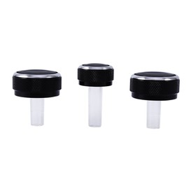 Qiilu Car Air Condition Heater Control Panel Switch Dash Knobs Buttons Switch for Golf MK4 Passat B5 Bora