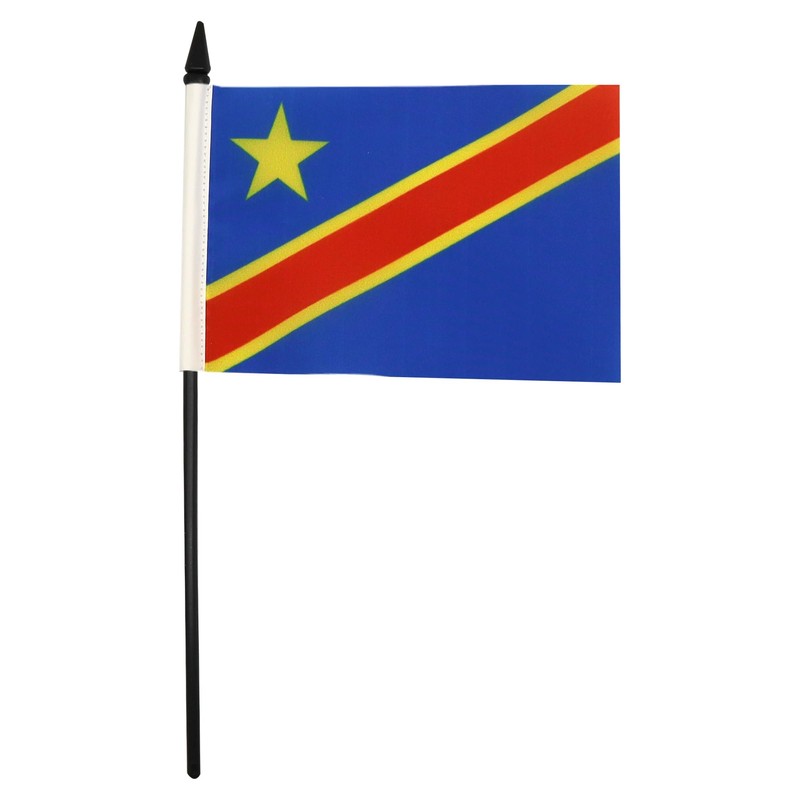 Democratic Republic of the Congo Table Flag 4'' x 6''