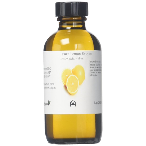 Lemon Extract 4 oz., 4 Ounce