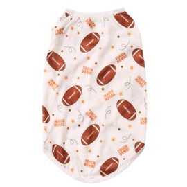 Summer Lightweight Football Sports Cooling Dog Shirts Vest, Rugby Ball Pet Tank Top for Dogs, X-Large 17.6" Back Length