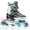 2PM SPORTS Cytia Girls Adjustable Illuminating Inline Skates with Light
