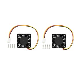 Waveshare 2 Pack Dedicated Cooling Fan for Jetson Nano Developer Kit Small AI Computer 5V 3PIN Reverse-proof