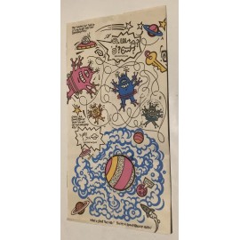 McDonald's Mcdonalds Space Rescue Happy Meal Bag Vintage 1995 With Aliens & Planets Rare