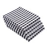 ZOLLNER Set of 5 Tea Towels with Checked Pattern, 100%