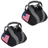 2 Pcs Adjustable Canvas-Kettlebell-Sandbag wtih Handle for Training Home Training,