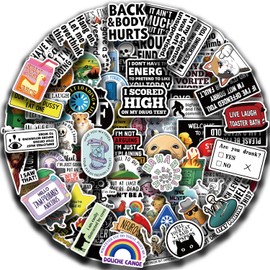 Bulk Funny Adults Stickers 100 PCS Snarky Meme Stickers for Water Bottles, Laptops, and Scrapbooks! Waterproof Vinyl Decals for Endless Laughs!