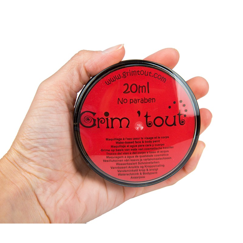 Grimtout Face & Body Make-up in Red