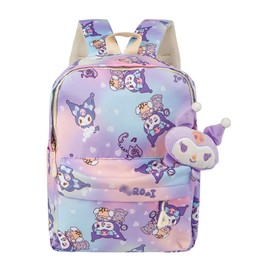 klmBackpacks Toddler Backpack with Detachable Stuffed Doll, School Bags for Girl Boys School Rucksack Cute Nursery Mini Backpack Kids for Travel Kindergarten Elementary Preschool