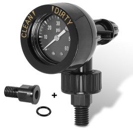 R0357200 Air Gauge Release Valve Assembly Replacement for Zodiac R0357200 Air Gauge Release Valve Jandy Pool and Spa Filters, Compatible with CV/CL, DEV/DEL, JS Series, with 2 Screws
