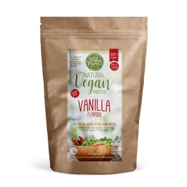 Ekopura Natural Vegan Protein – Vanilla - 500g | 75% Protein | Free from Allergens, Lactose, GMOs, and Soy | Plant-Based Protein | Perfect for Your Smoothies, Cooking, and Baking