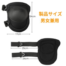 LIDUEN PRO Knee Guard Work Knee Guard Triangular Button Adjustable Rubber Prony Guard Knee Pads for Work, Garden, Architecture, Pack of 2