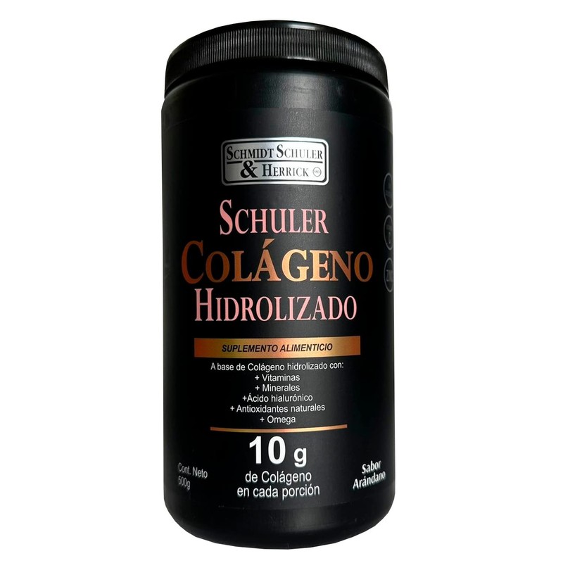 SCHULER Schuler Colágeno Hidrolizado Sabor Arándano De 500g Suplemento Para