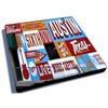 EXIT82ART - Rubber Drink Coasters (Set of 6). Austin, Texas