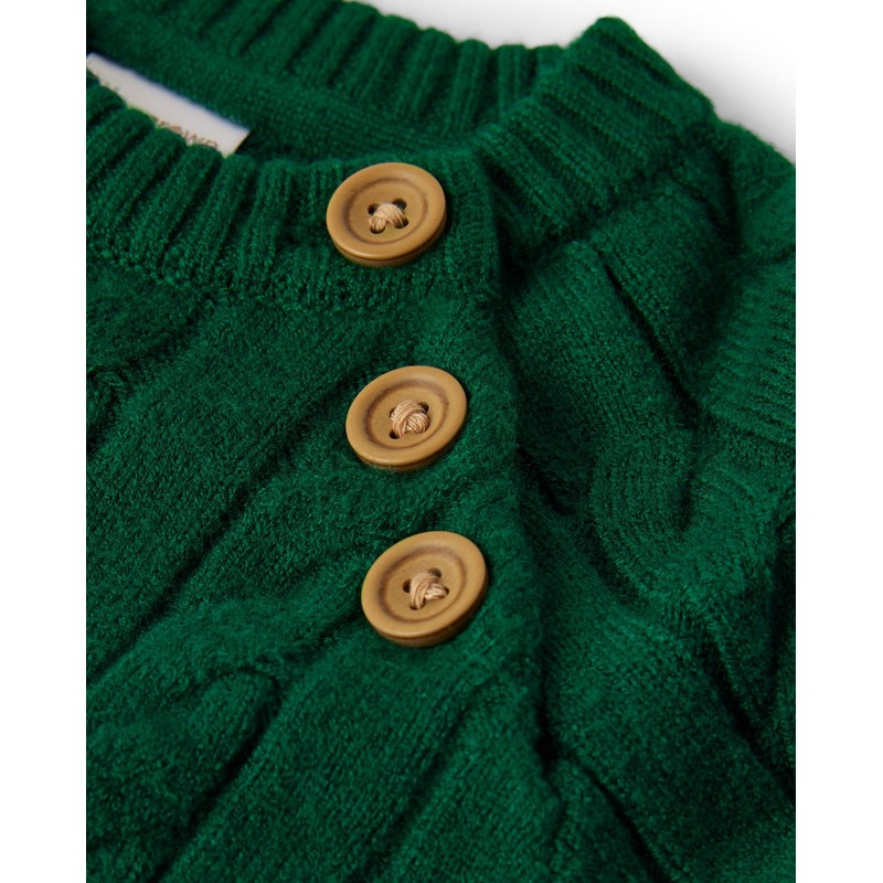 Gymboree,and Newborn Knitted Sweater Romper,Noble Forest,UPTO7LBS.
