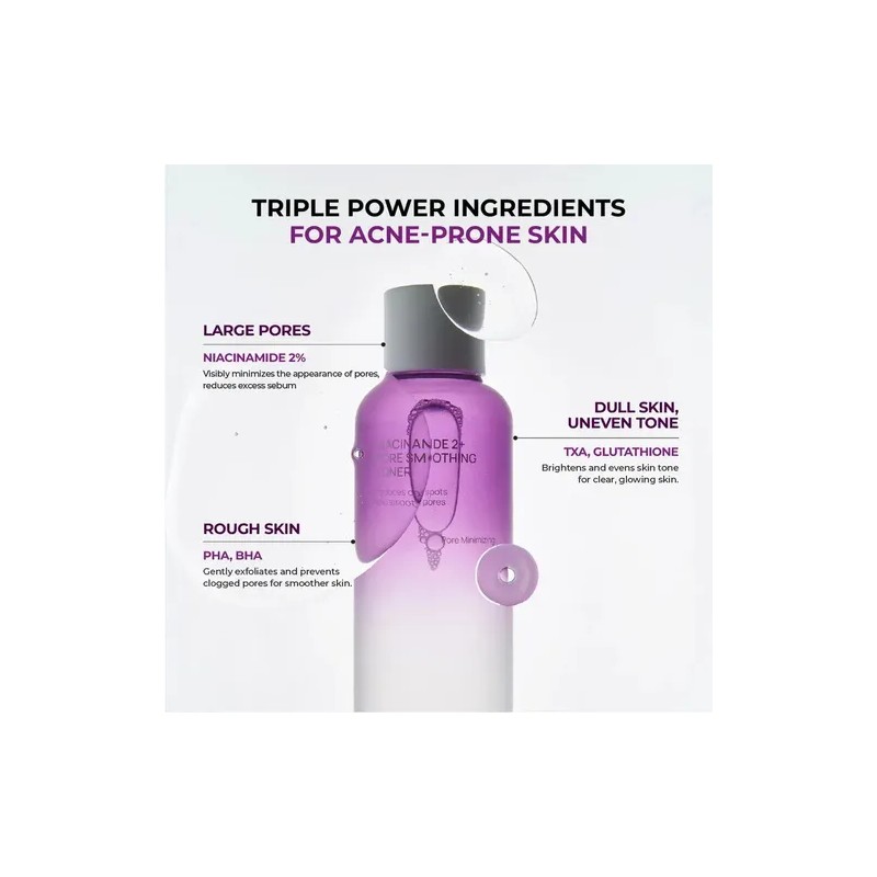 Jumiso Niacinamide 2+ Pore Smoothing Toner - 205ml