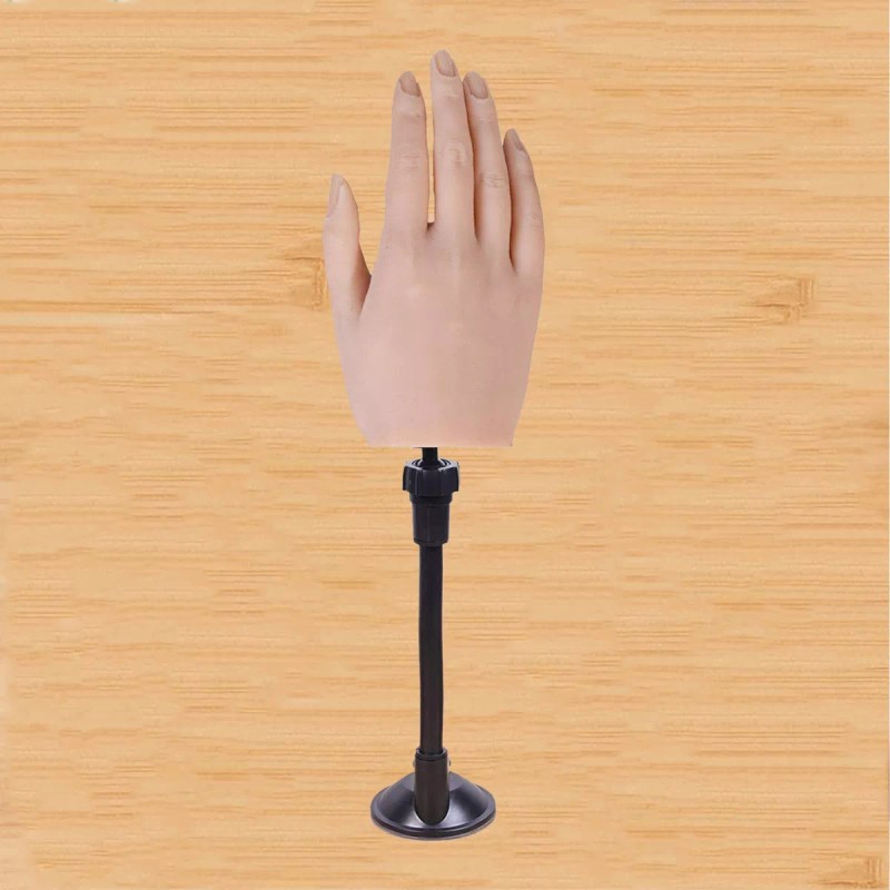 Ximing Mano De Práctica De Silicona Para Uñas Acrílicas, Mano