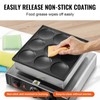 VEVOR Dutch Pancake Maker, 9PCS 76mm Diameter Dorayaki Baker Machine,
