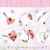 Kit para Hacer Accesorios de Pelo para Niñas,Diadema de Mariposa