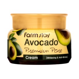 Farmstay Crema Antiarrugas con Aceite de Aguacate - Suaviza y Aclara la Piel Seca y Opaca - Mejora la Elasticidad - 103 ml