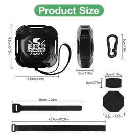 Wiseten Fahrrad Abschleppseil für Kinder und Erwachsene, 2,5M Automatisch Einziehbar Eltern KindFahrrad Abschleppseil, Zuglast bis 120 kg, Fahrrad Traktionsseil für MTB, E-Bike, Kinderfahrrad