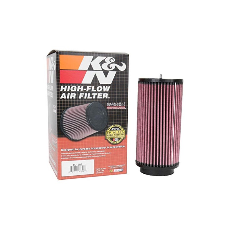 K&N Filtro de Aire de Repuesto, Negro, PL-2417