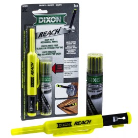 Dixon Reach 14301 Deep Hole Mechanical Pencil with 12 Refill Leads
